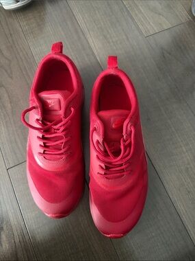 Nike Red Mesh Running Shoes